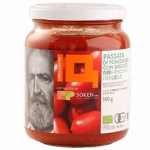 ジロロモーニ 有機トマトピューレー バジル葉入り