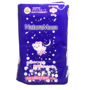 ナチュラムーン 生理用ナプキン多い日夜用(羽付き)